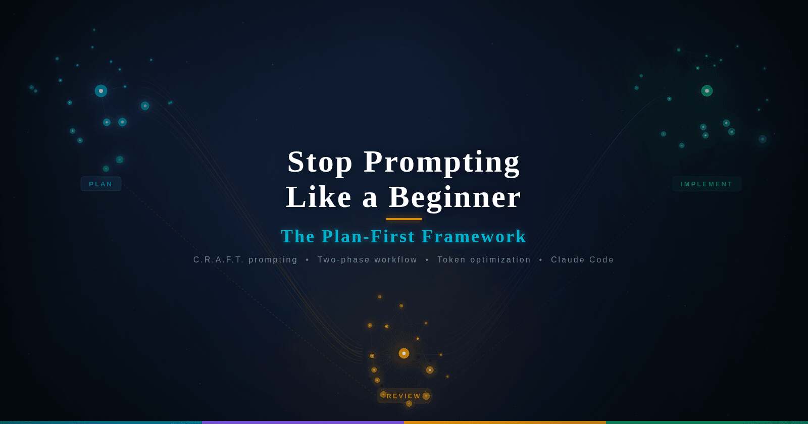 Stop Prompting Like a Beginner: The Plan-First Framework That 10x'd My Development Speed with Claude